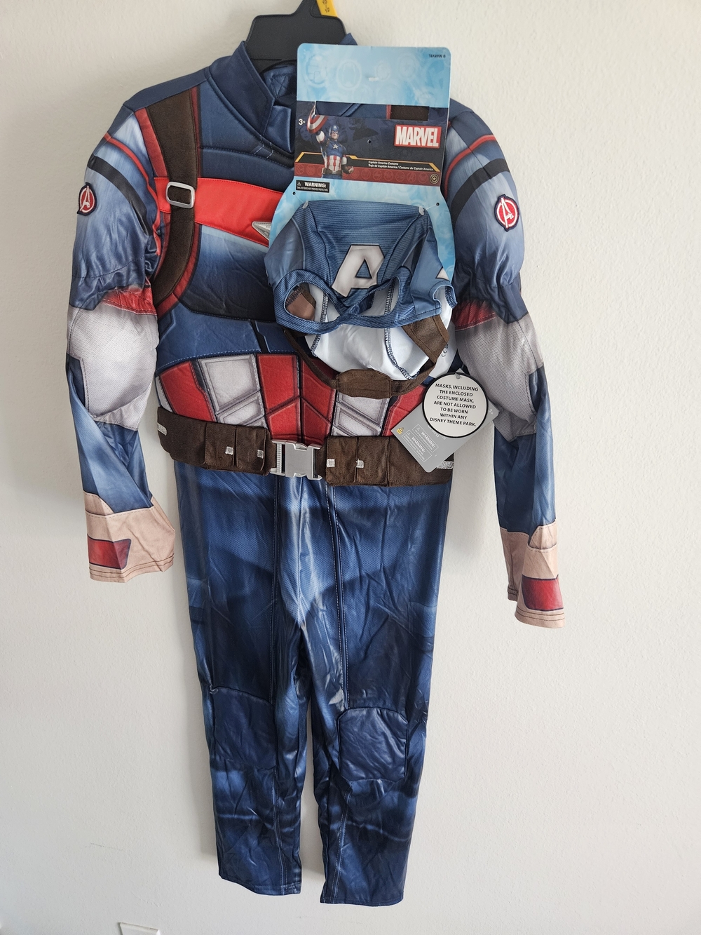 Marvel Captain America Kids Costume With Mask